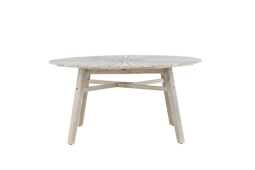 Rives stół ogrodowy Ø150cm whitewash.