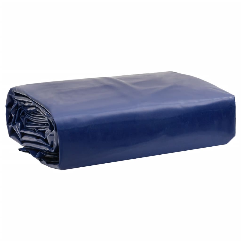 Plandeka, niebieska, 1x2,5 m, 650 g/m² vidaXL
