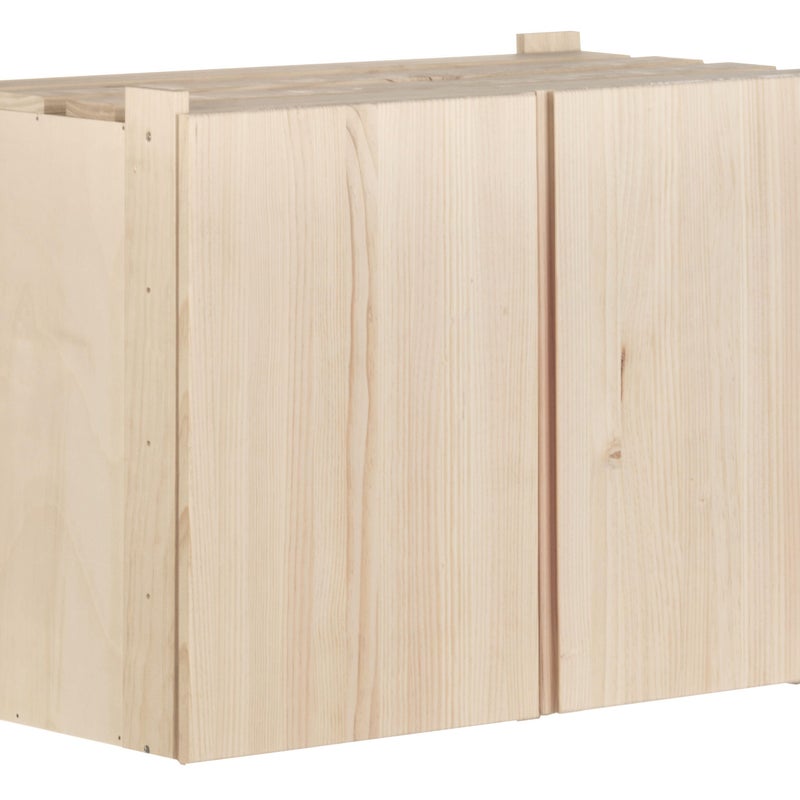 Struktura szafki wiszącej Nova 53,5x76,5x40,5 cm z litego drewna sosnowego