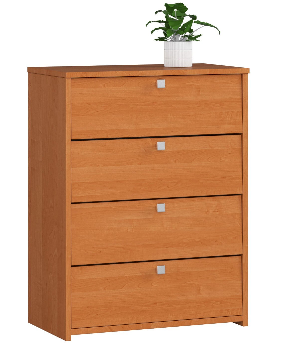 Szafka na buty AKORD RUBIN Olcha 66 cm 4 drzwi kolor Olcha mat 4 półki 66x36x85 cm