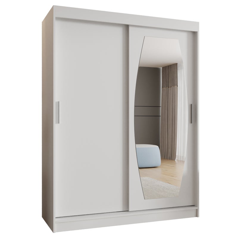 Szafa przesuwna garderoba ROSSA 150 x 62 x 200 cm Biały