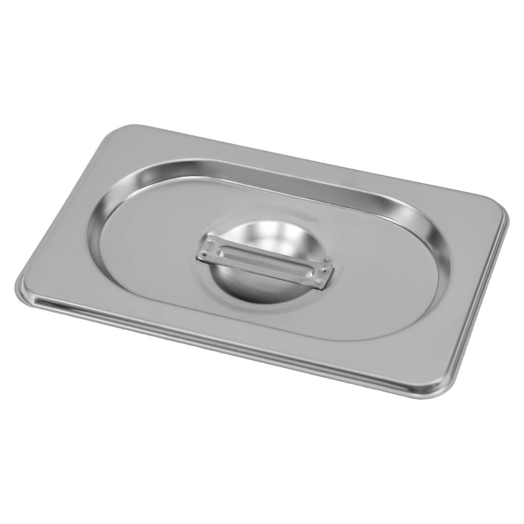 Pokrywka do pojemnika gastronomicznego GN ze stali nierdzewnej Mega-M 1/9 176x108 N