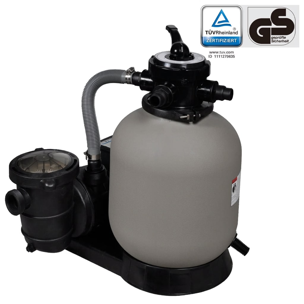 Piaskowa pompa filtrująca, 600 W, 17000 L/h vidaXL