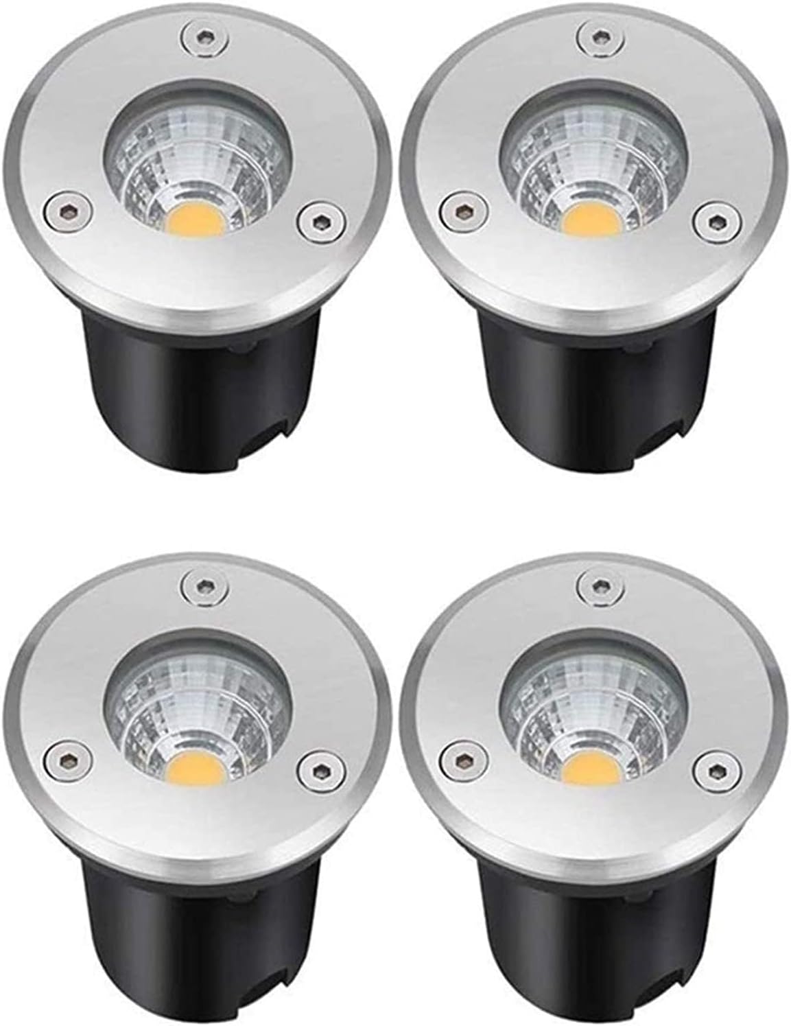 Wpuszczane zewnętrzne reflektory LED, reflektory LED na schody, 220V, wodoszczelność IP67, oświetlenie do wbudowania w ziemię, zewnętrzne reflekt
