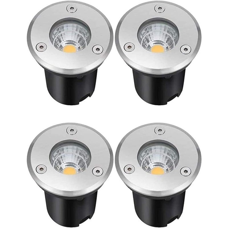 Wpuszczane zewnętrzne reflektory LED, reflektory LED na schody, 220V, wodoszczelność IP67, oświetlenie do wbudowania w ziemię, zewnętrzne reflekt