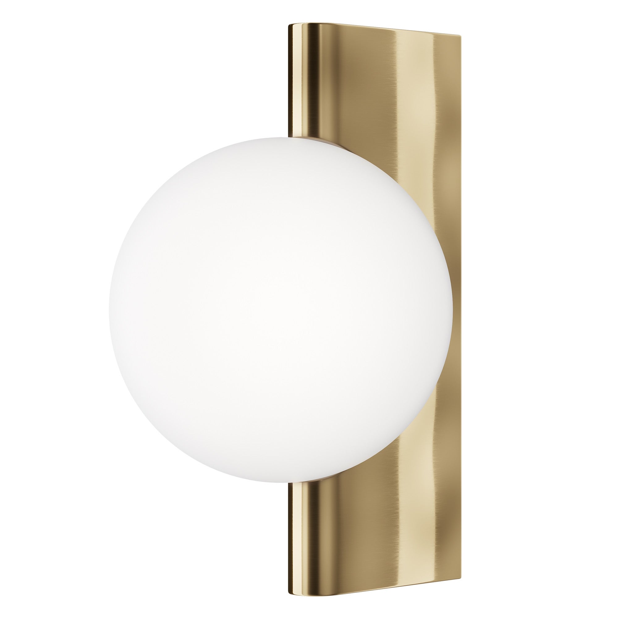 Lampa ścienna biały, okrągły klosz Avant-garde Maytoni MOD324WL-01BS