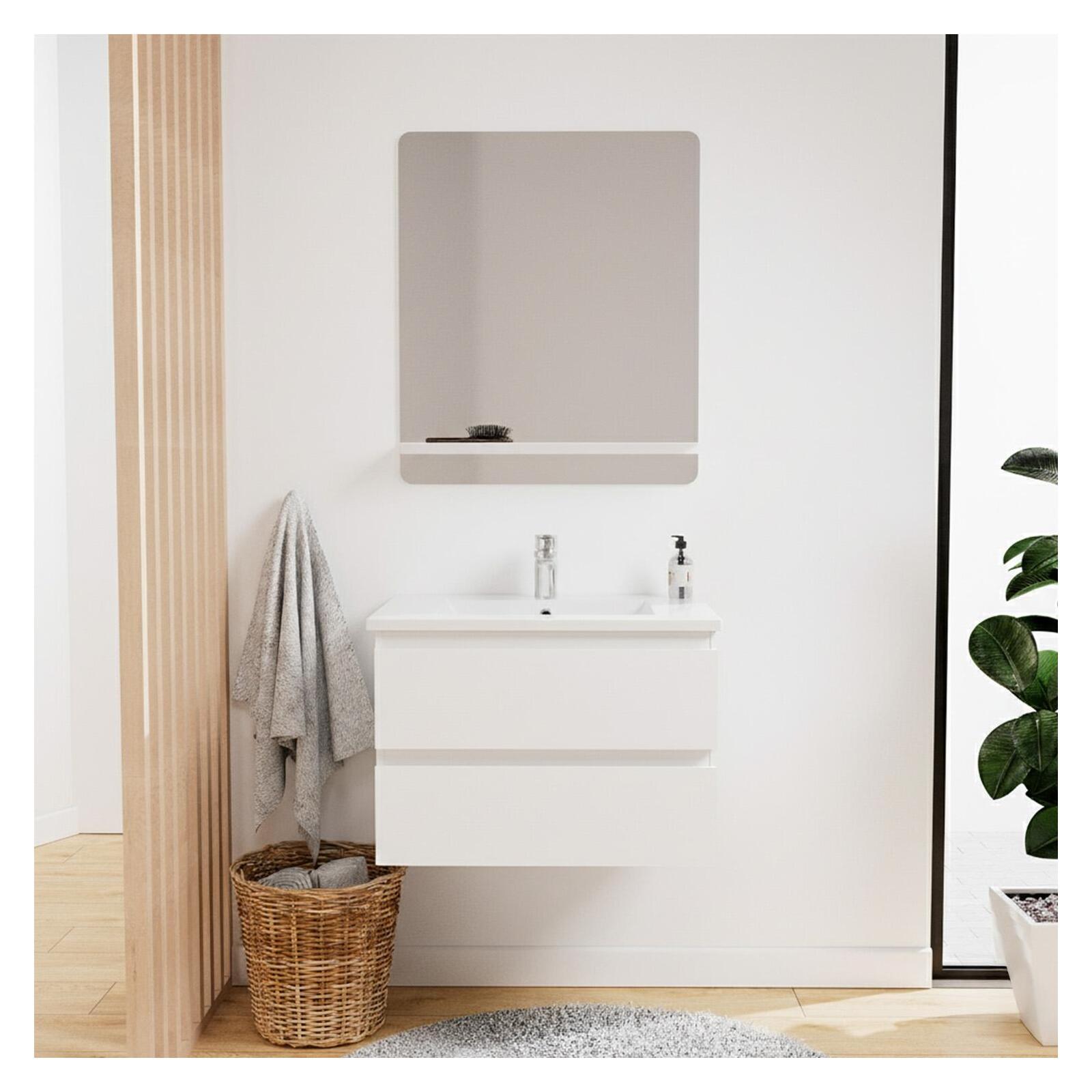 Zestaw SORRENTO pod umywalkę 60 cm + bateria + lustro