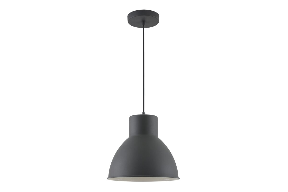 Oprawa sufitowa DANTE, 2119, E27, max. 40W, AC220-240V, 50/60Hz, IP20, śr. 27,5 cm, pojedyncza, czarny - GTV LIGHTING
