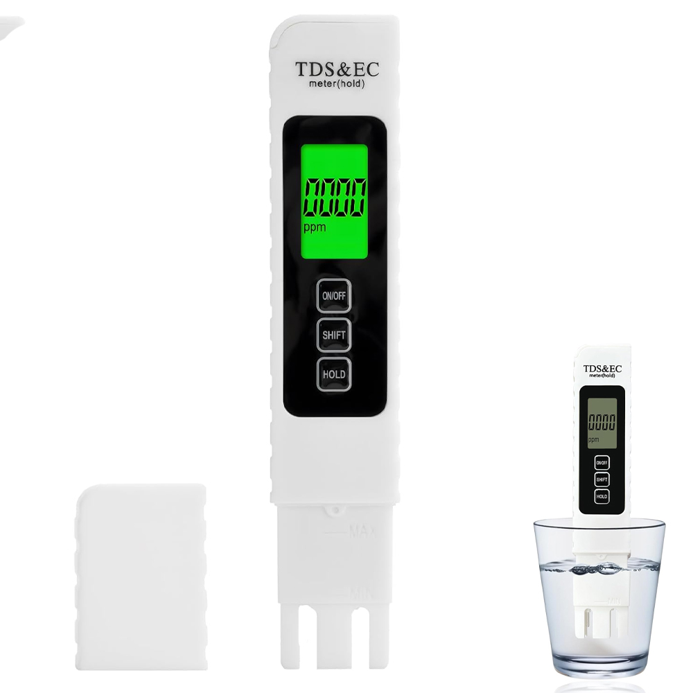 Tester TDS 3 w 1 - Tester EC TDS i temperatury (℃/℉) - Cyfrowy tester jakości wody - Tester wody pitnej - Tester akwarium