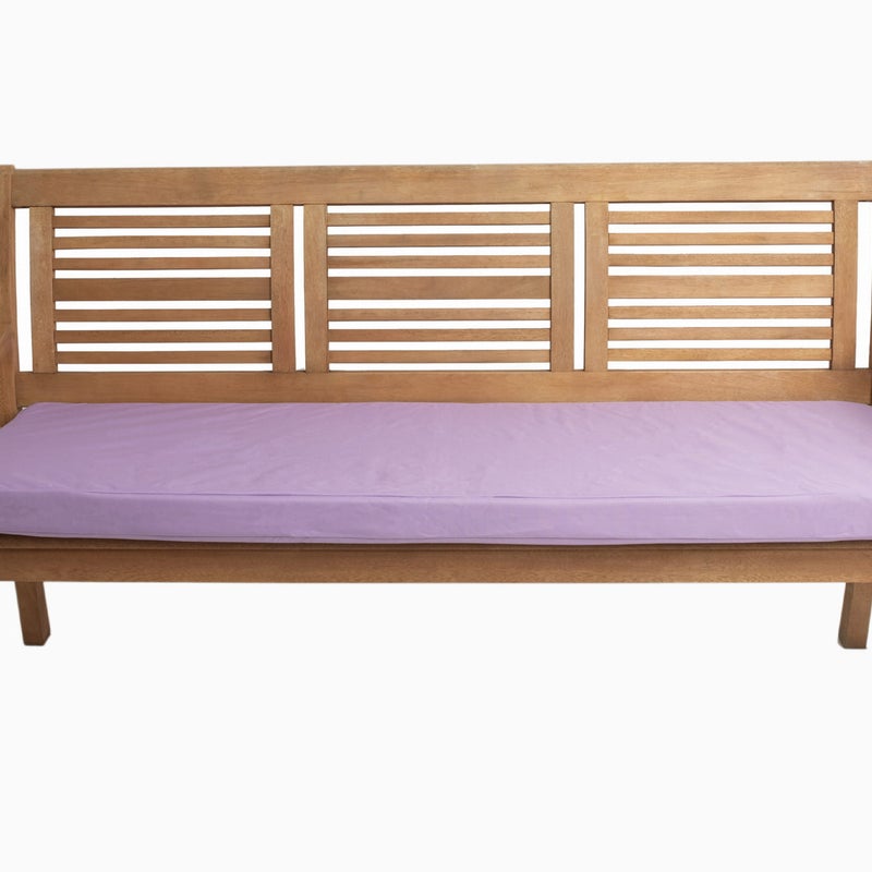 Poduszka ogrodowa na ławkę 150x50x7cm poduszka na meble ogrodowe fioletowa, poduszka na balkon taras, poducha ogrodowa na ławkę