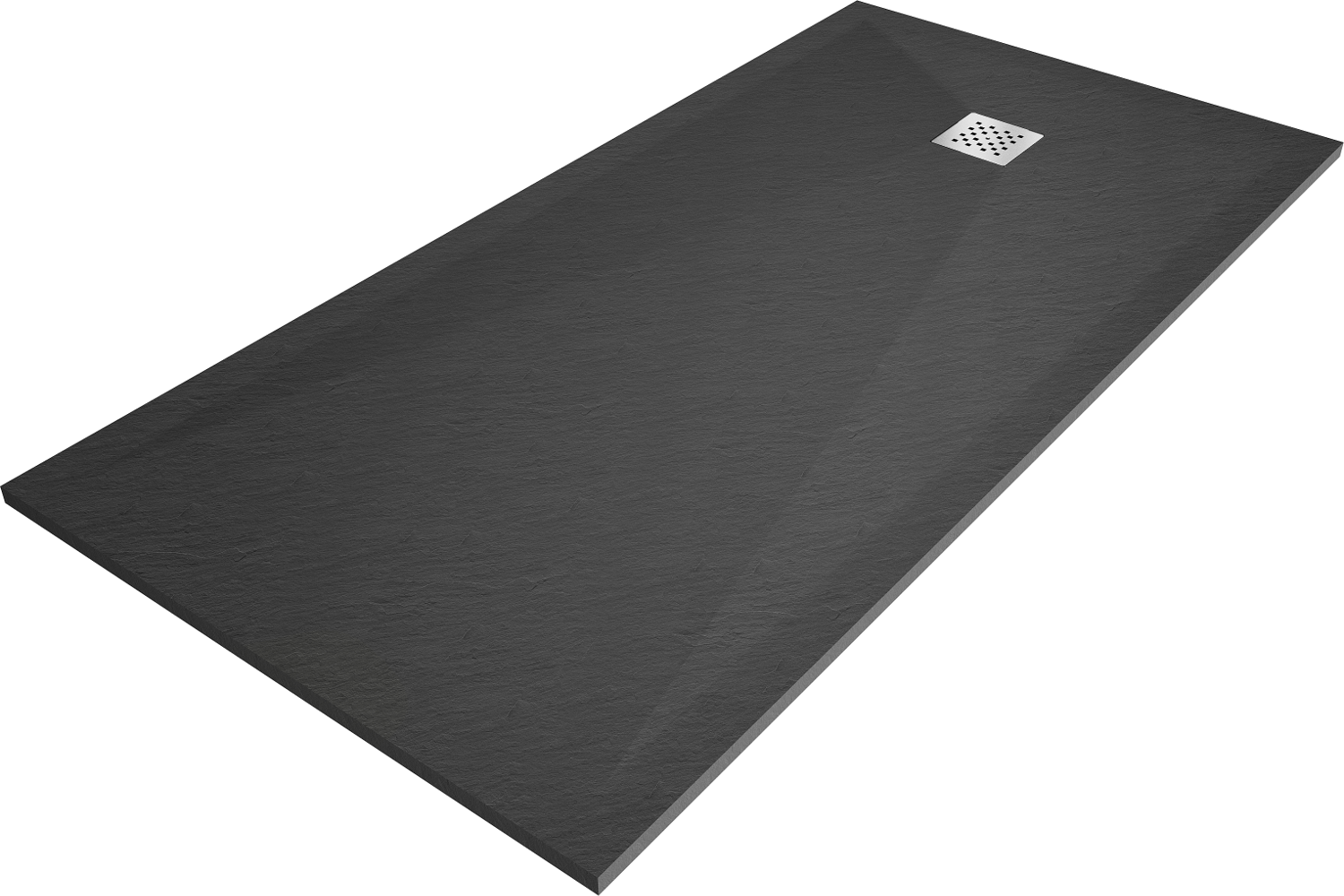 Mexen Stone+ brodzik kompozytowy prostokątny 200 x 100 cm, antracyt - 44711020