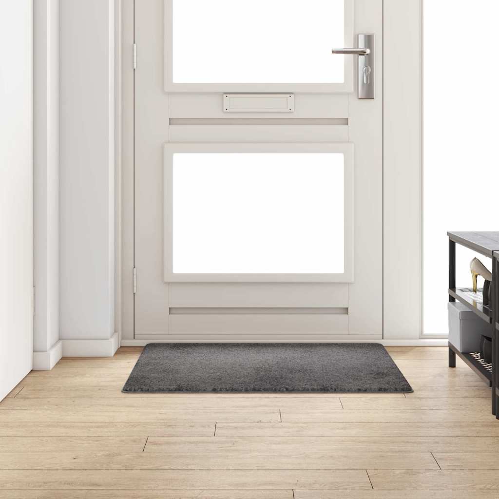 Chodnik dywanowy Szary 100 x 100 cm 100% Poliester Tuft vidaXL