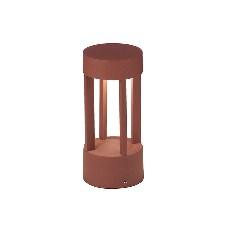 Kinkiet zewnętrzny LED HANG Brown 7W 360° IP65 3000K CRI90 - Rossini Group, kinkiet do oświetlenia architektonicznego