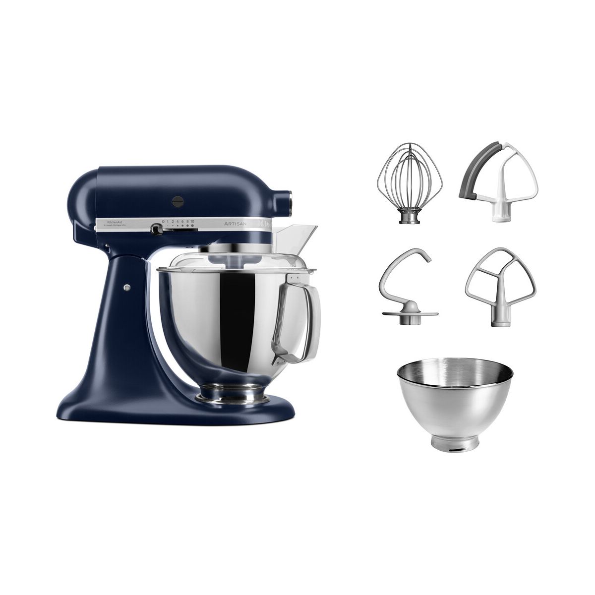 Robot kuchenny KitchenAid Artisan 4,8 L 300 W niebieski atrament