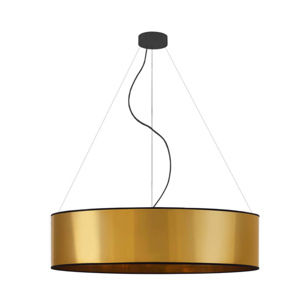 Lampa sufitowa żyrandol lampa wisząca z abażurem walec 80 cm BLUES