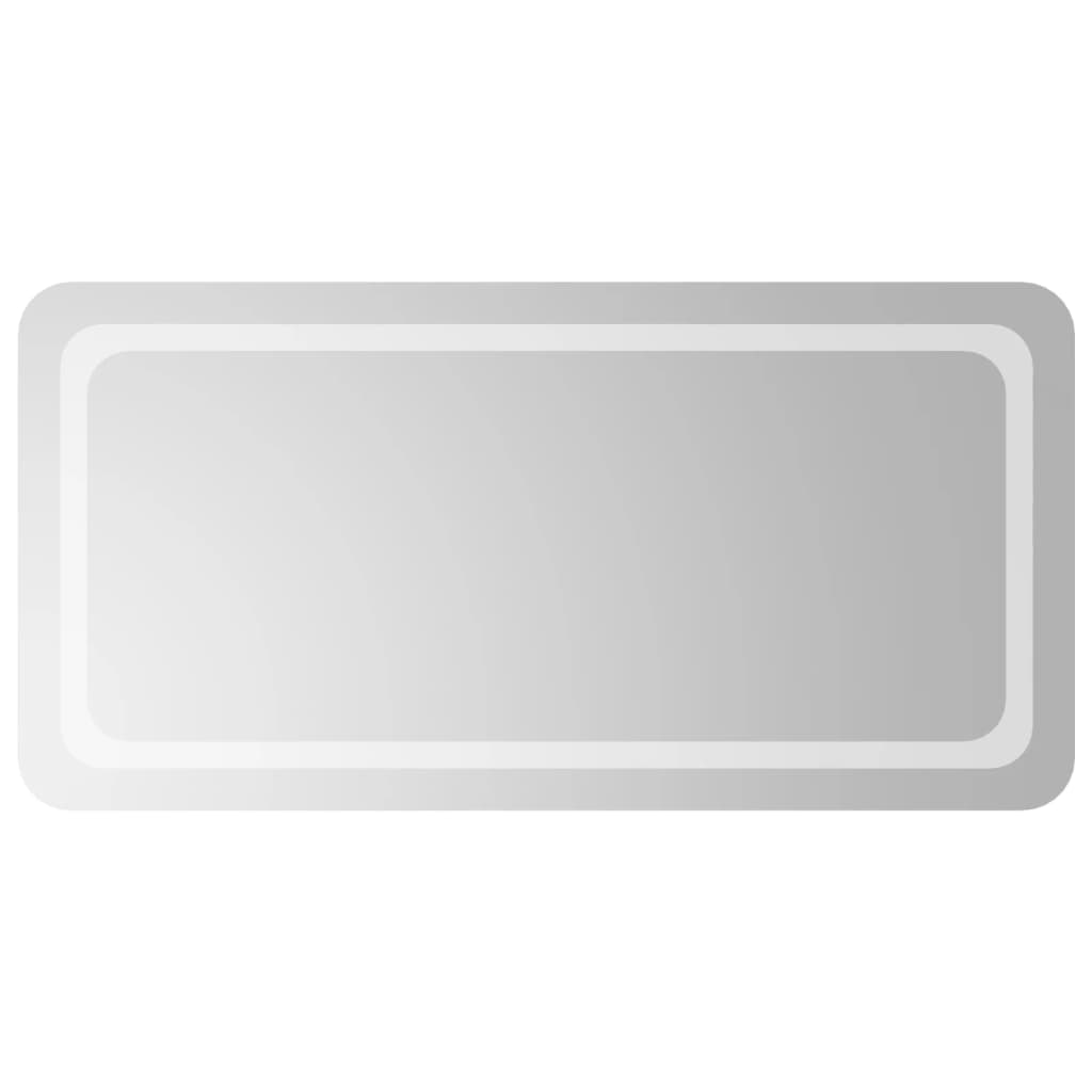 Lustro Łazienkowe Ścienne 50x100 cm z LED 5 V IP65
