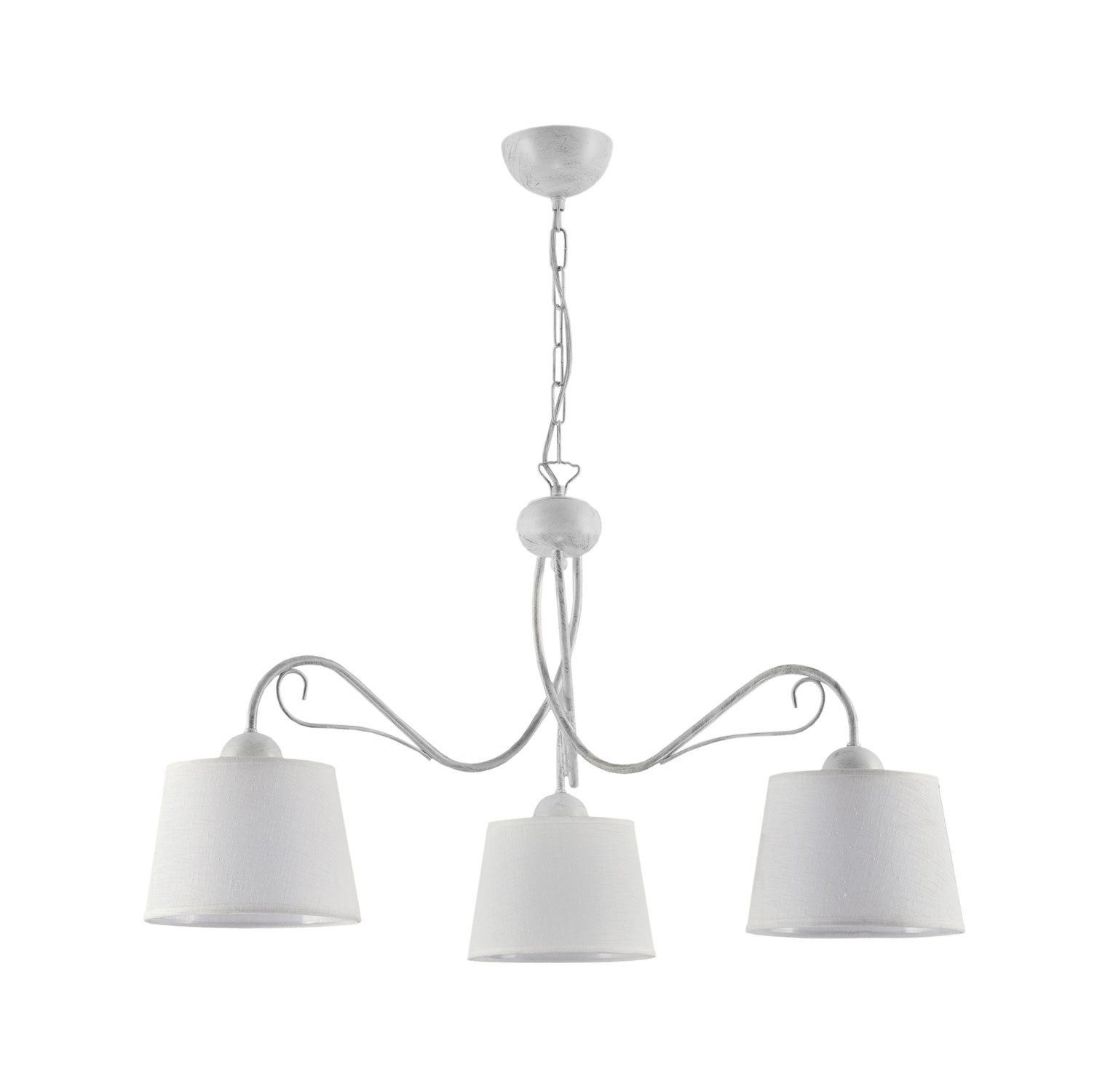Żyrandol Kamelia 3xE27 z abażurami Jupiter biały E27 80x80x80 cm 1 szt.