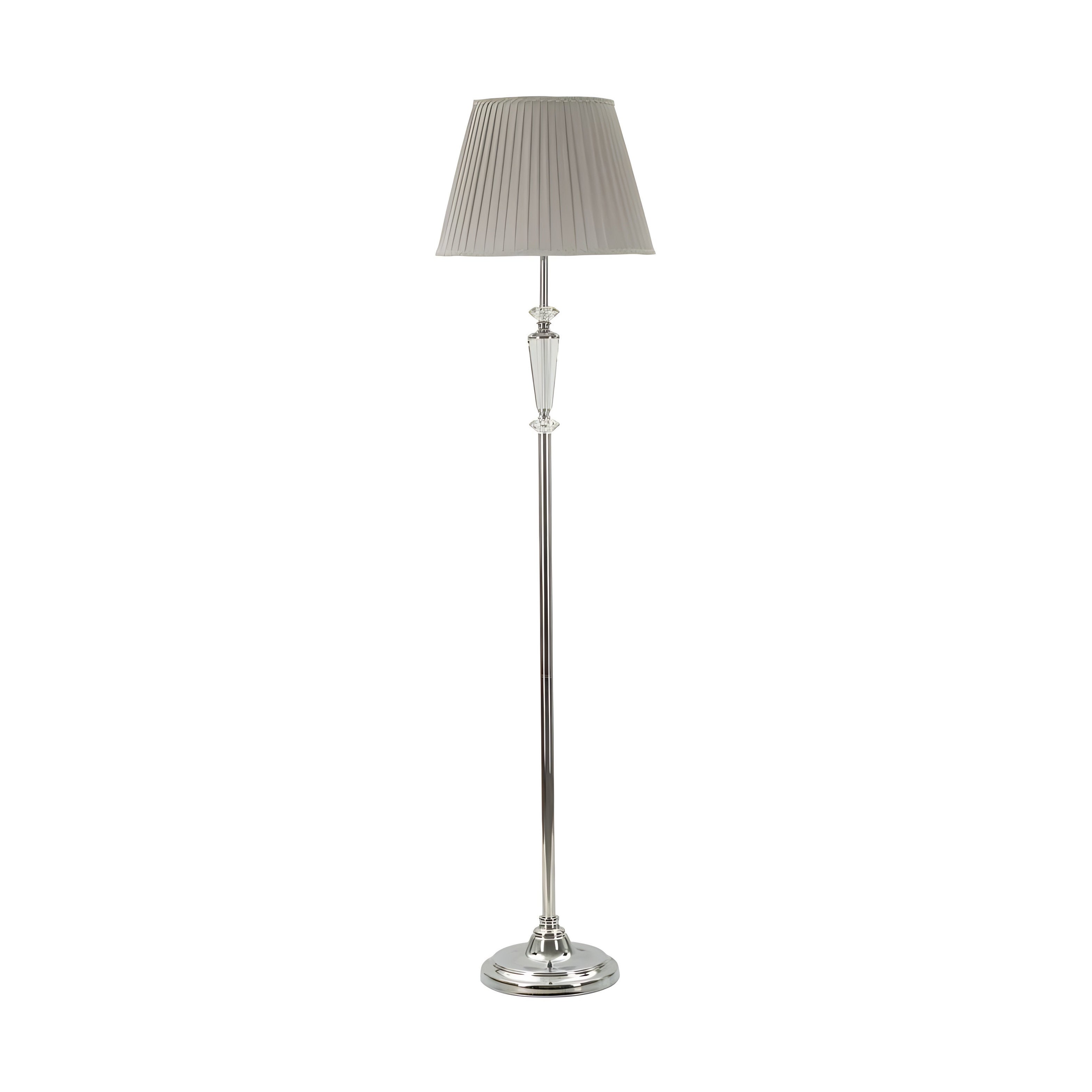 Lampa Podłogowa Michele, Metal, Srebrny, Seven Design