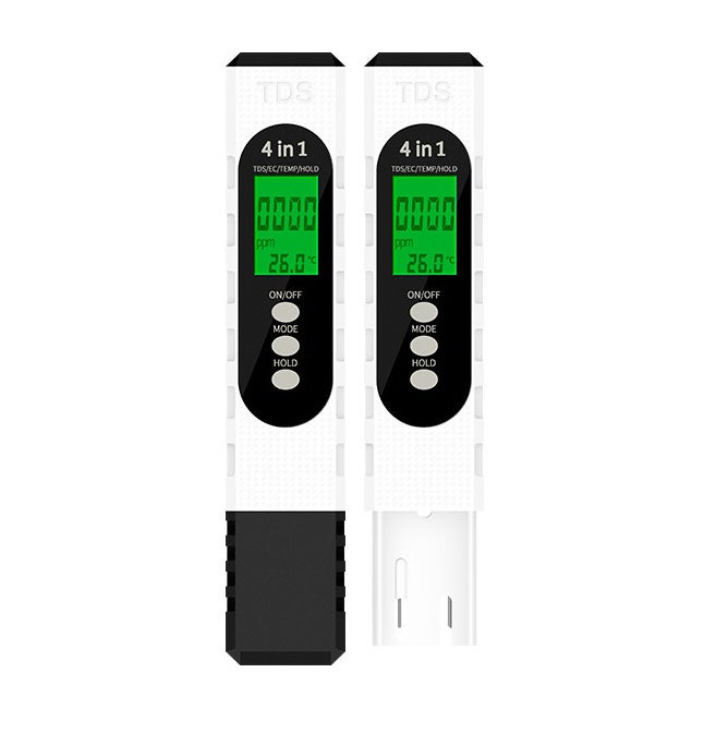 Precyzyjny tester 4 w 1, domowy tester TDS/EC/TEMP/HOLO, tester jakości wody