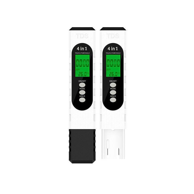 Precyzyjny tester 4 w 1, domowy tester TDS/EC/TEMP/HOLO, tester jakości wody