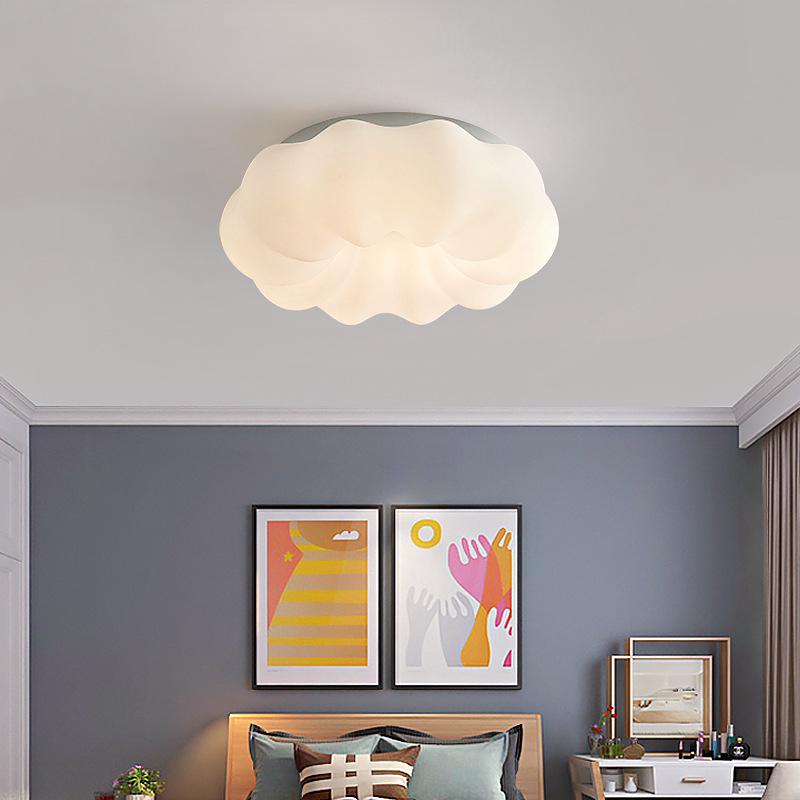 Lampa sufitowa LED, 15 W, lampa sufitowa Creative Cloud, ściemnialna, nowoczesna, energooszczędna lampa sufitowa do salonu (białe chmury – 15 W)