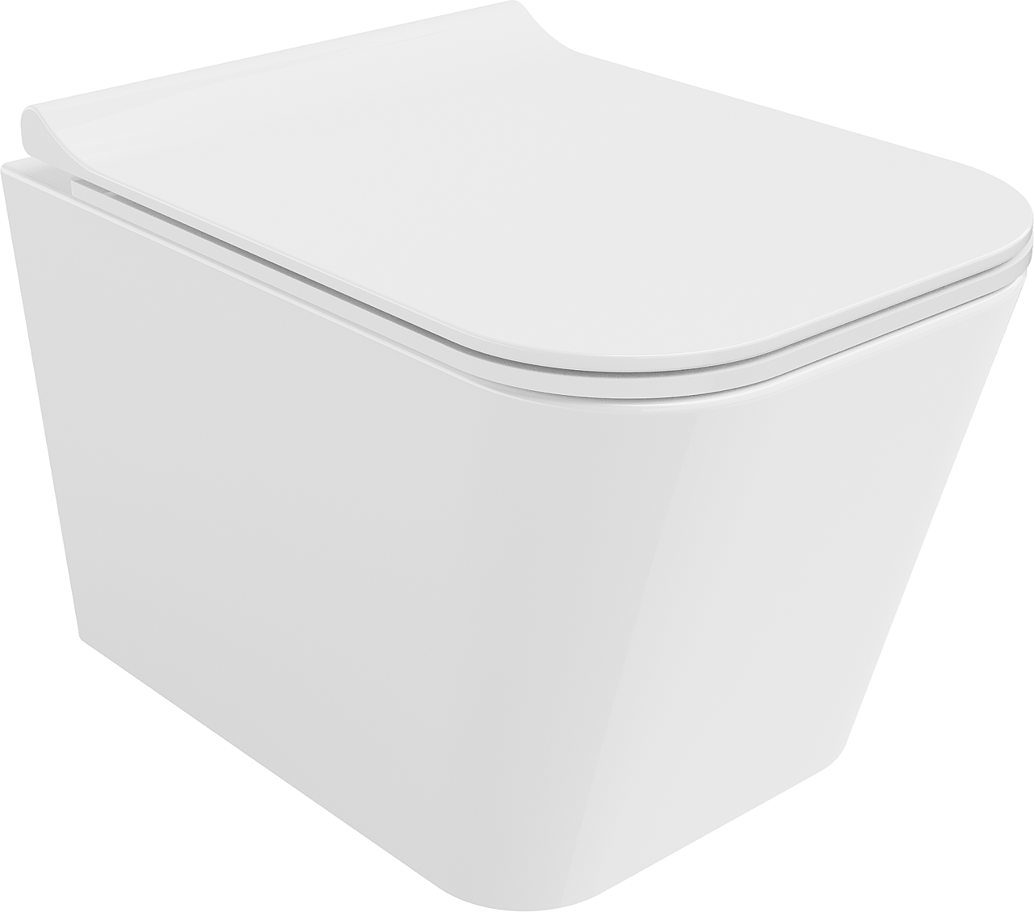 Mexen Teo miska wc Rimless z deską wolnoopadającą slim, duroplast, biała połysk - 30850700
