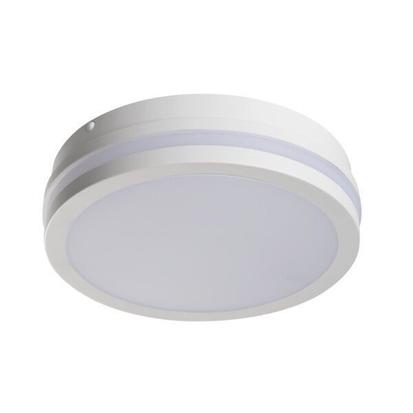 Plafon okrągły BENO LED 18W Odcienie bieli 2080lm biały wym:5,7x22x22cm IP65 Kanlux