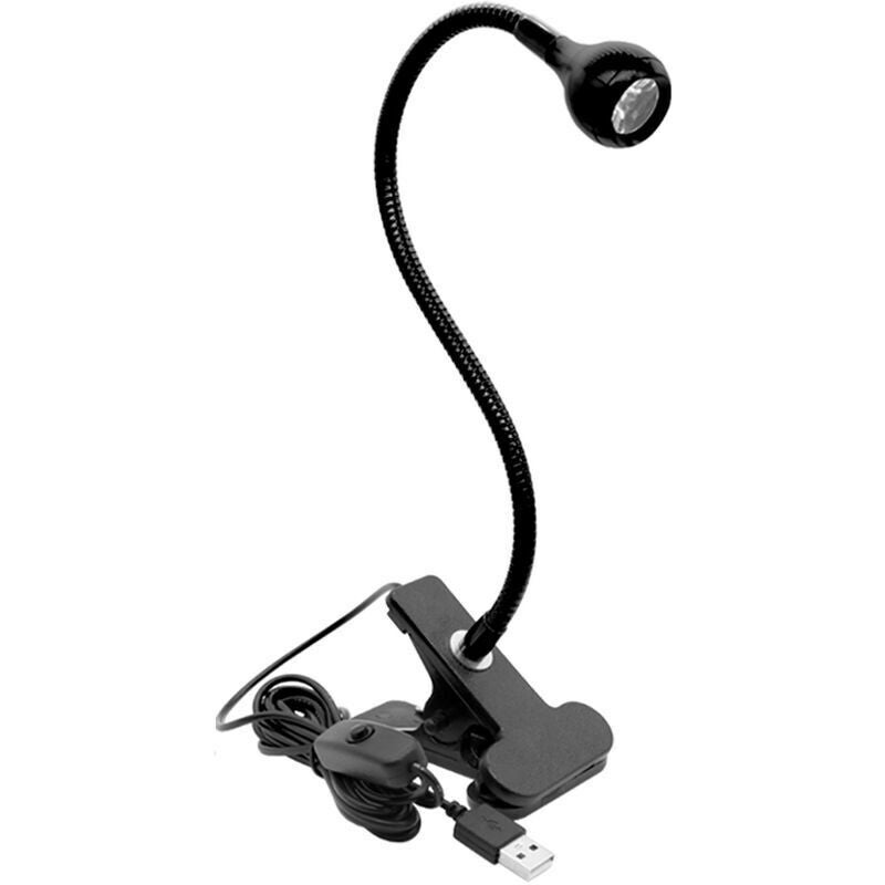 Lampka Do Czytania Z Klipsem Book Light Lampka Nocna Łóżko USB 3 Tryby Kolor Ochrona Wzroku Idealna Do Nocnego Czytania