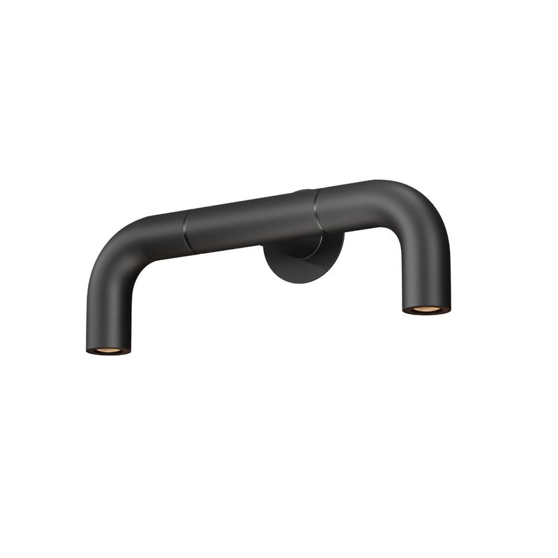 Maytoni Sleek Podwójna lampa ścienna zewnętrzna nowoczesna grafitowa 3000K 300lm IP65