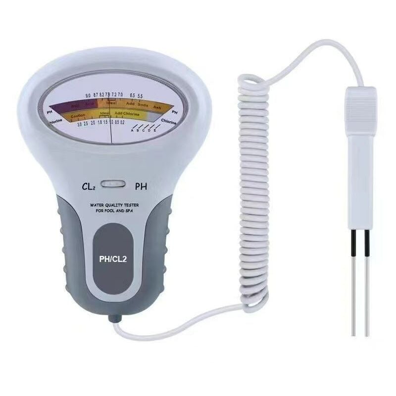 Detektor jakości wody basenowej PC102 CL2 i pH, przenośny analizator jakości wody pH, tester resztkowego chloru w basenie