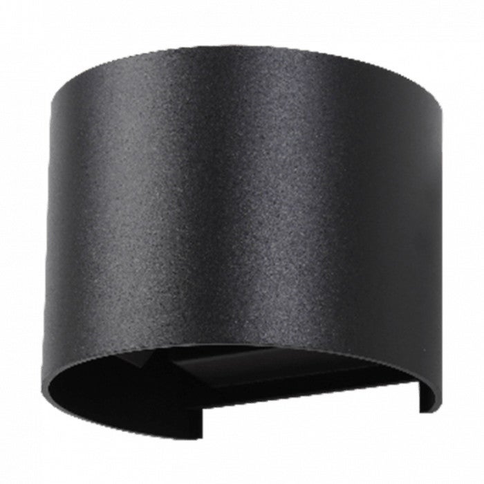 Kinkiet zewnętrzny Kinkiety LED 7W Neutralna biel 360lm czarny wym:10x10x13,5cm IP65 Ecolight