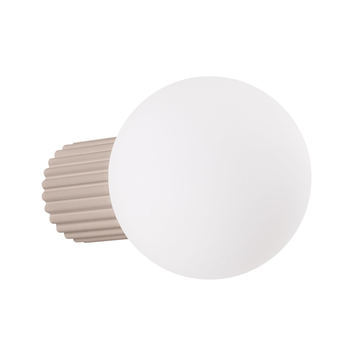 Kinkiet SFERA taupe-biały 1xG9x8W szkło wym:12x12x17cm IP44 Pure Lume