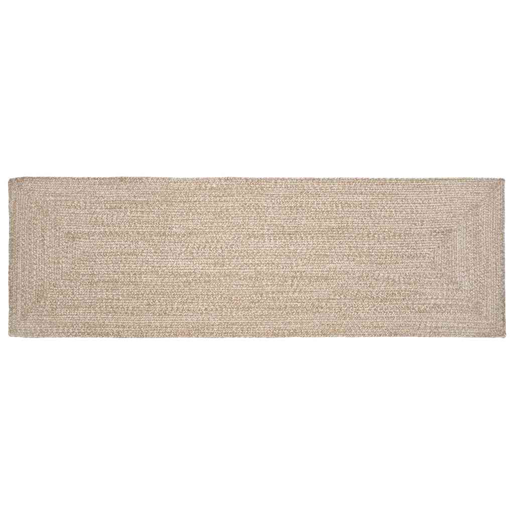 Dywany pokojowe Naturalne i białe 80 x 250 cm Juta