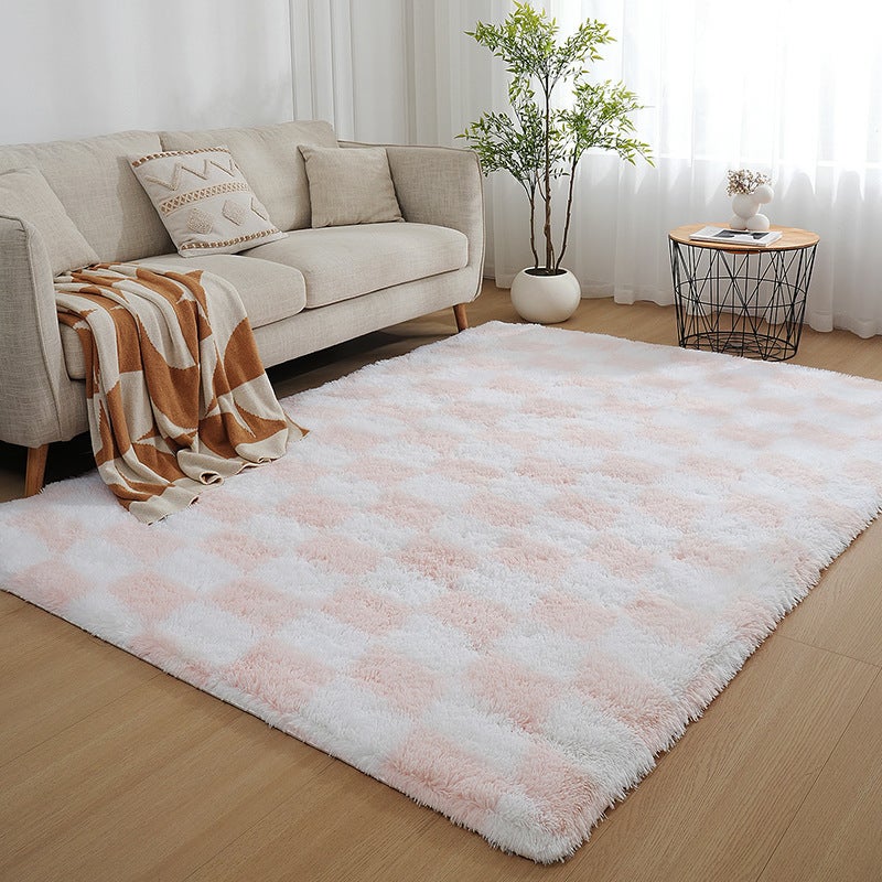 Dywan typu shaggy do sypialni 120 x 160 cm – miękki dywan z długim włosiem do salonu, sypialni lub pod sofę – puszysty dywan