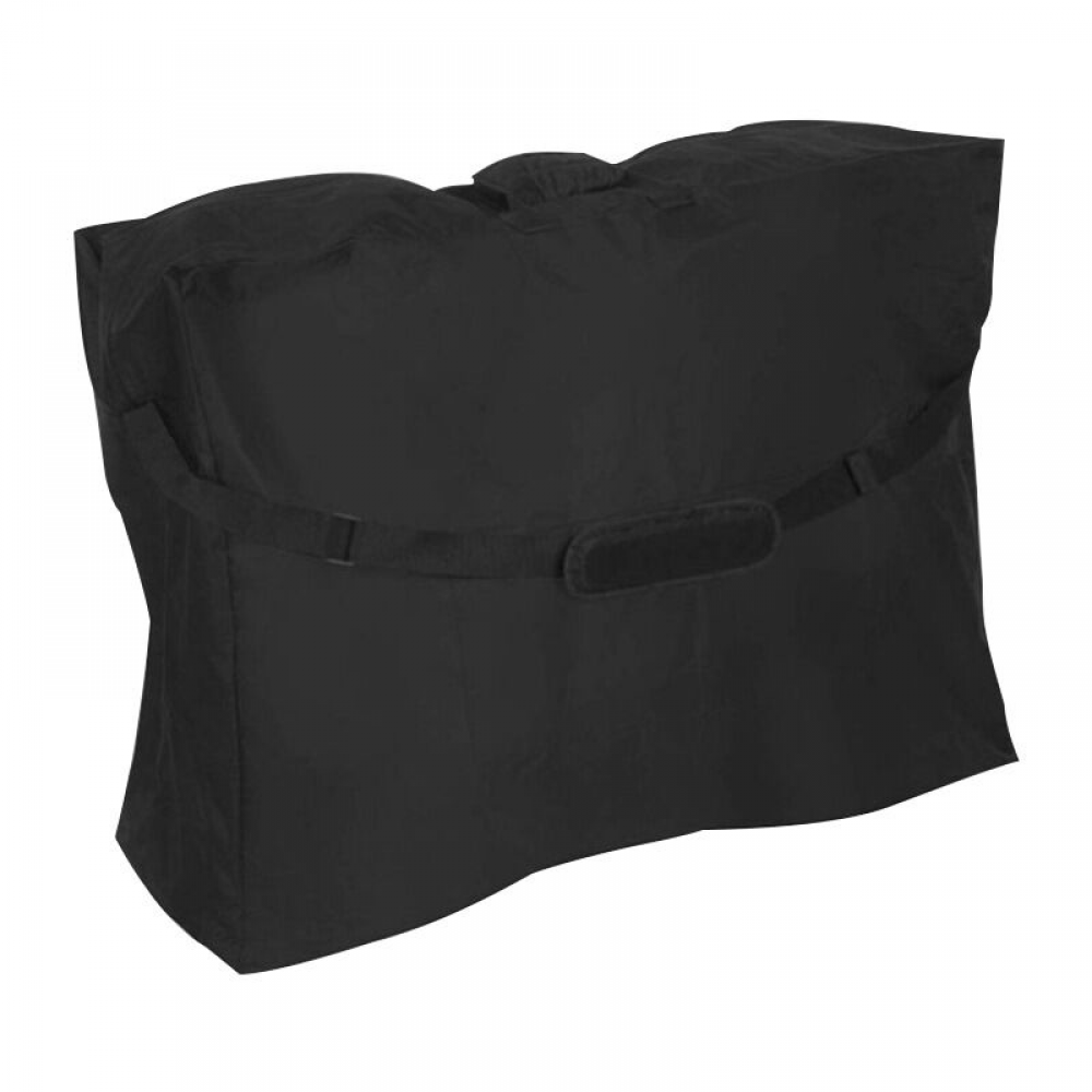 Torba na wózek inwalidzki, czarna, składana, podróżna, uniwersalna, duża pojemność, wodoodporna, do użytku na zewnątrz.