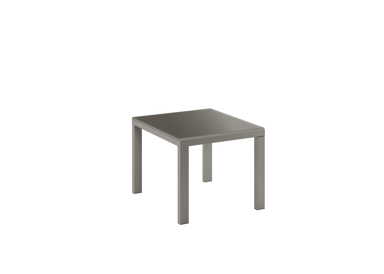 STONES HOME FURNITURE, Tavolo Allungabile in Vetro Temperato con Gambe in Metallo, Tavolo da Pranzo Fino a 6 Posti Rettangolare, Modello Banner, Color