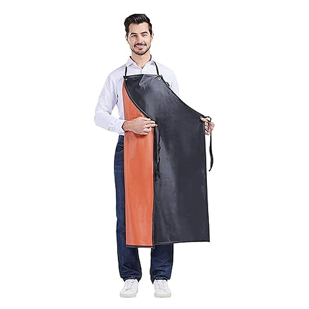 Lekki i wodoodporny fartuch roboczy z PVC, unisex, fartuch ogrodowy do rzeźni, wodoodporny i odporny na olej.