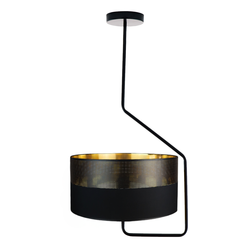 Lampa sufitowa żyrandol lampa wisząca z abażurem walec MARK