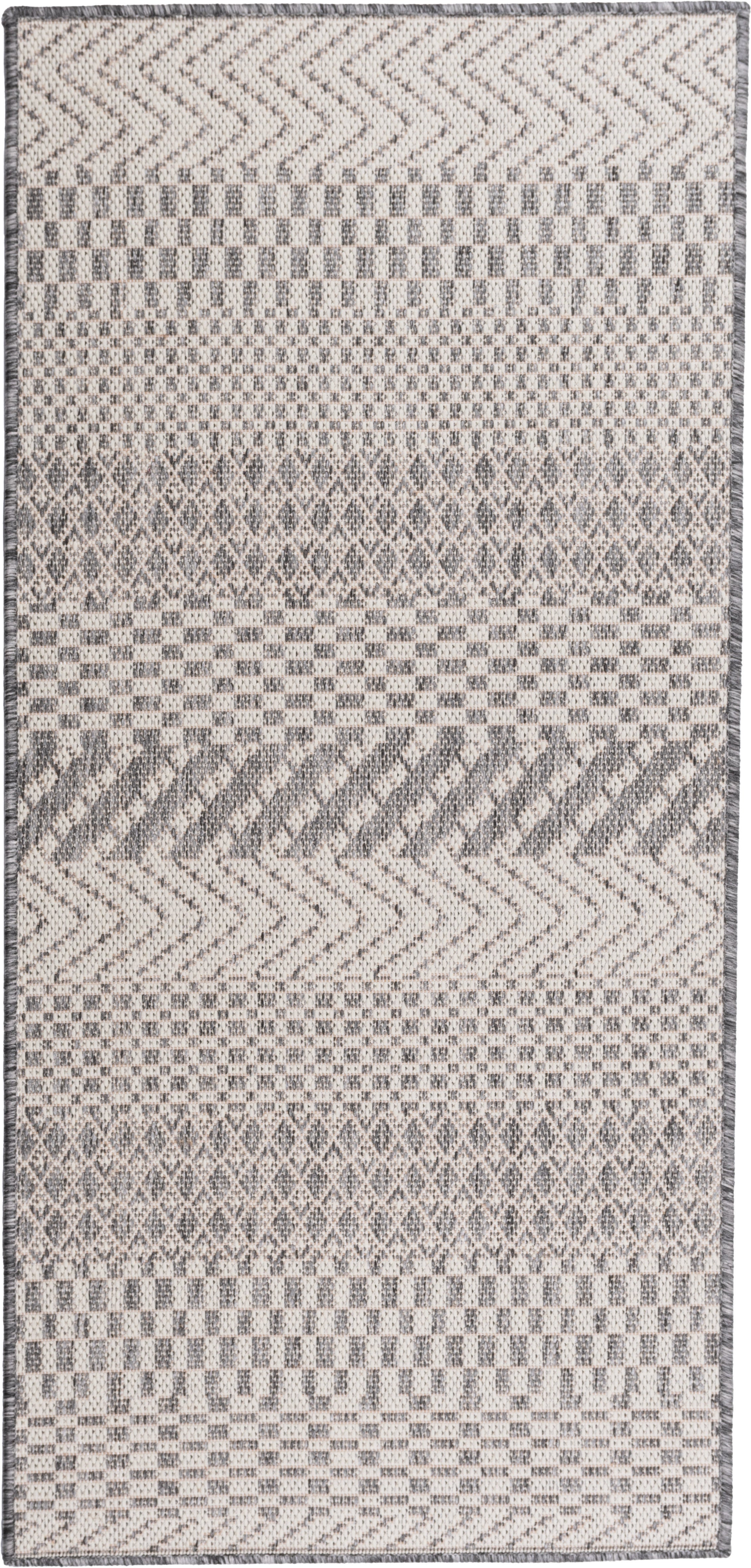 Dywan Zewnętrzny Multidecor Express In 67 x 140 cm paski szary 1 szt.