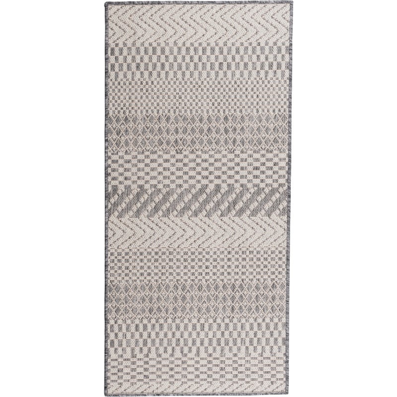 Dywan Zewnętrzny Multidecor Express In 67 x 140 cm paski szary 1 szt.