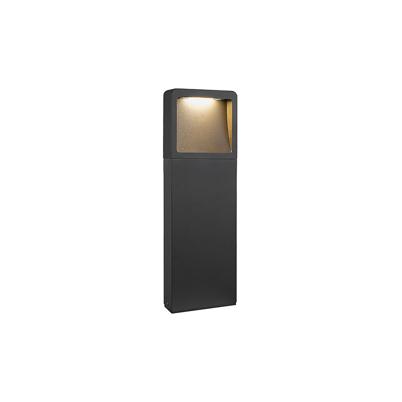 Słupek oświetleniowy BRAD Outdoor Bollard – 7W LED Bollard 49° 3000K IP65 w kolorze antracytowym, malowany aluminium, wysokość 35 cm – Rossini Group