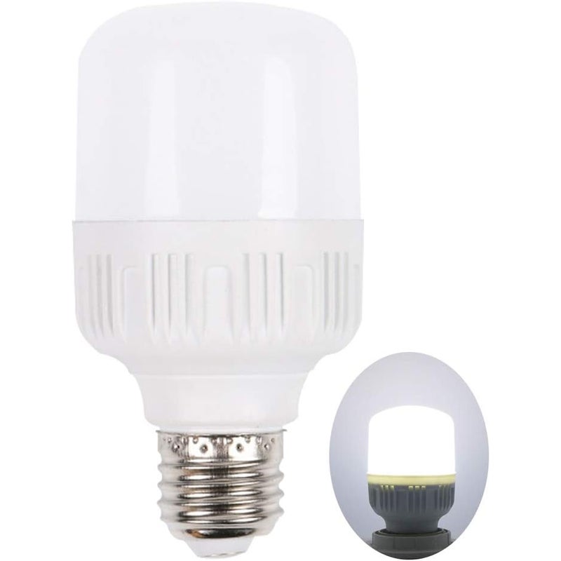 Standardowe żarówki LED z trzonkiem E27, dioda LED 5 W (odpowiednik żarówki żarowej 45 W), zimna biel 6000 K, kąt świecenia 360°, opakowanie 1 szt. [k