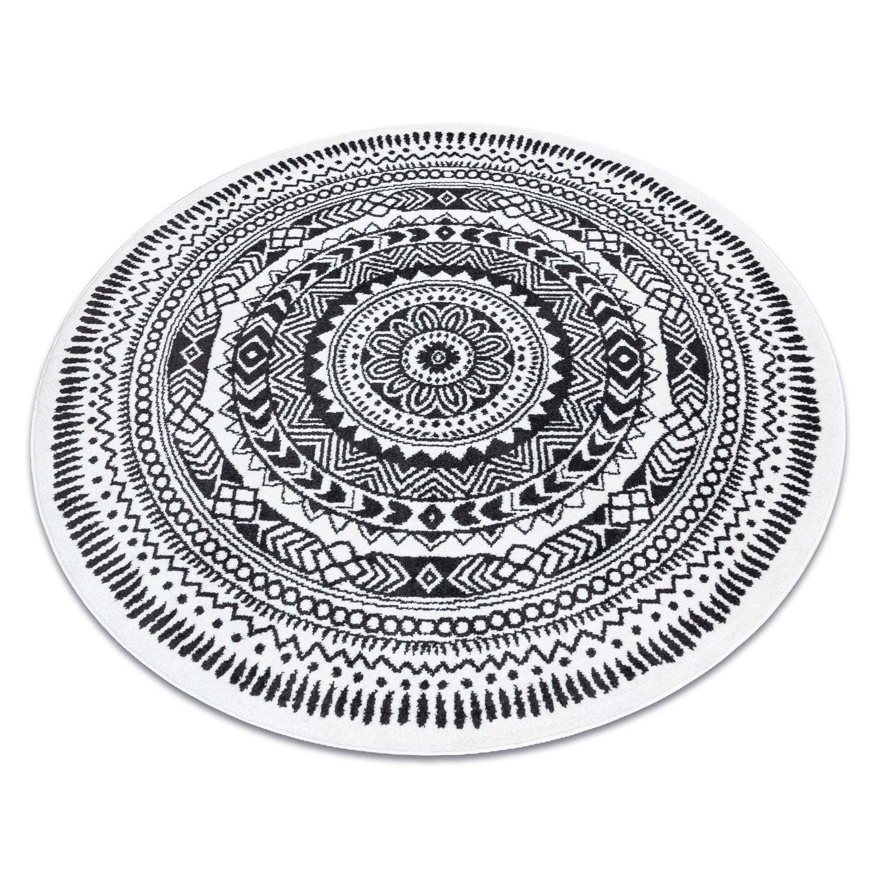 Dywan FUN Napkin serweta koło - szary koło 160 cm