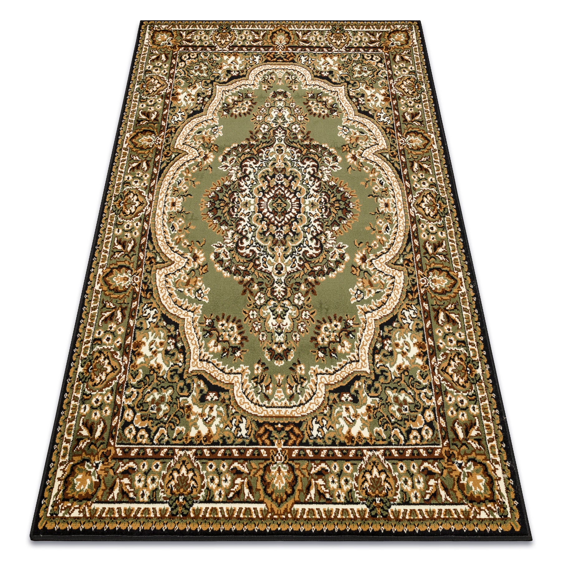 Dywan BCF Morad WIOSNA Ornament, klasyczny - oliwka zielony 80x150 cm