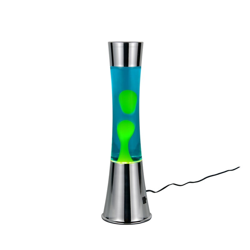 Lampa stołowa LED ETNA srebrno-zielona 21W ciepła 260lm szkło wym:39,5x11,5x11,5cm IP20 RL