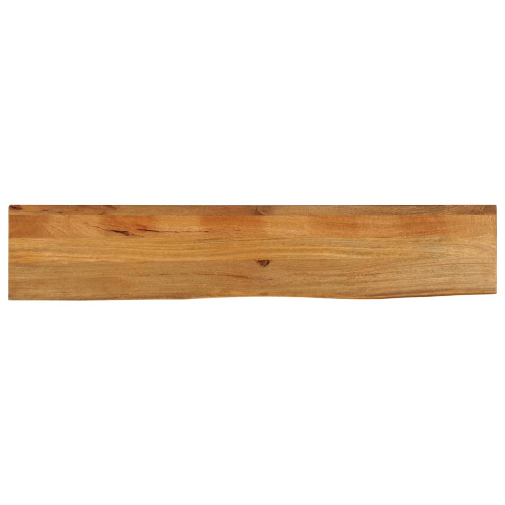 Blat Drewniany Mango 160x40 cm w Kolorze Dębu z Naturalną Krawędzią