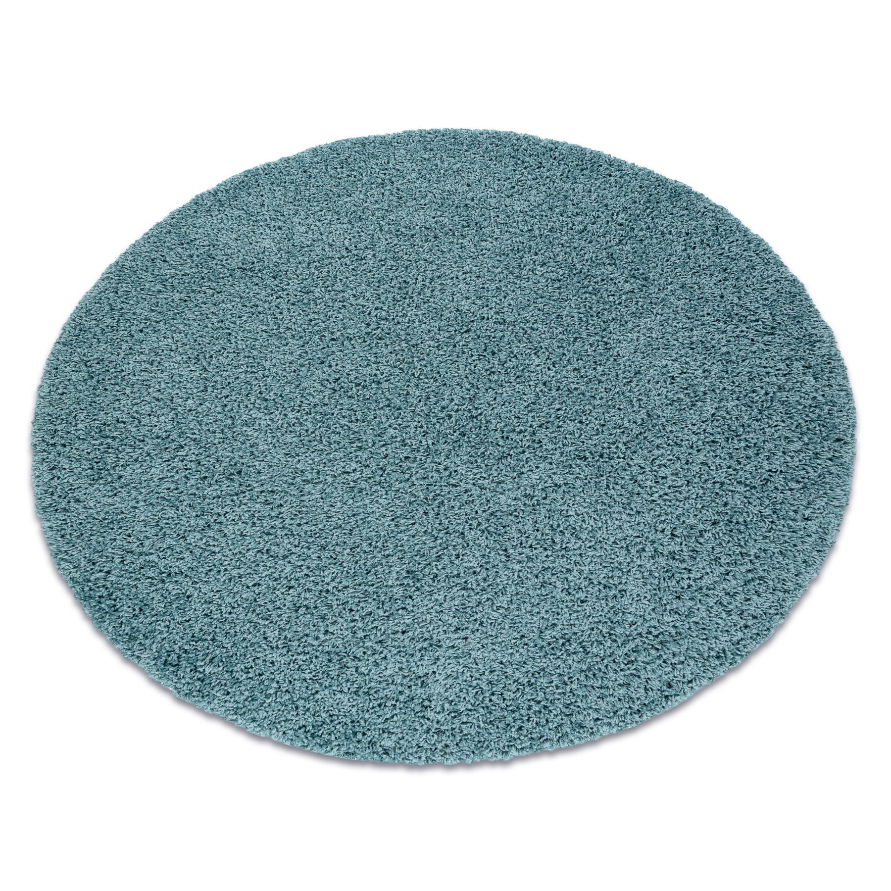 Dywan SOFFI koło shaggy 5cm niebieski koło 120 cm