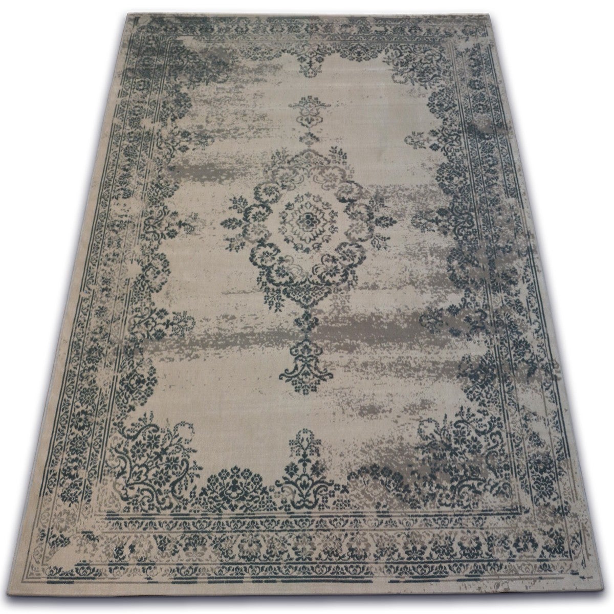 Dywan Vintage Rozeta 22206/085 szary 160x230 cm