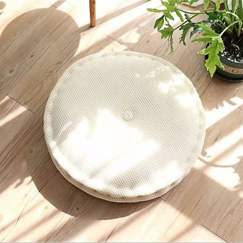 Poduszki na krzesła, poduszki na krzesła do domu, biura, ogrodu, kuchni i salonu, 40 cm (białe)