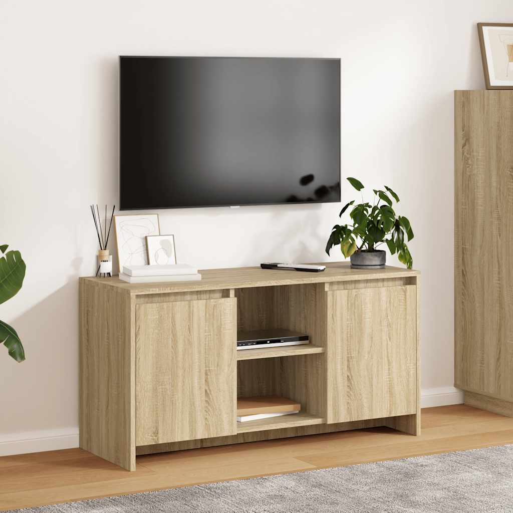 Szafka pod TV, dąb sonoma, 102x37,5x52,5 cm vidaXL